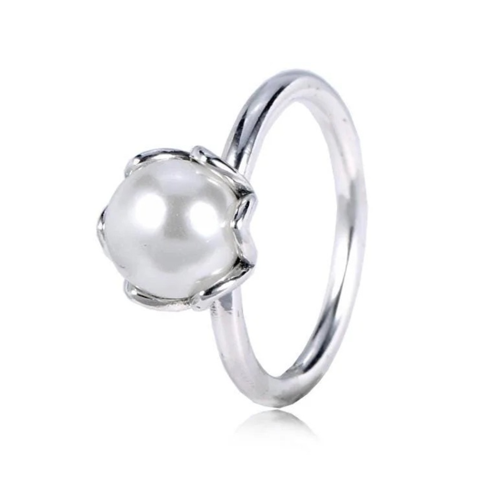Pandora pearl sterling silver ring